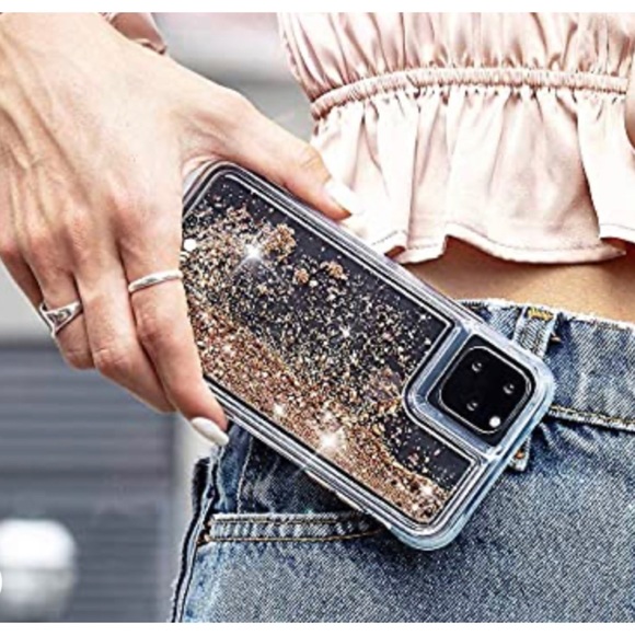 Casemate iPhone 11 Pro Max Glitter Waterfall Case - Picture 4 of 12